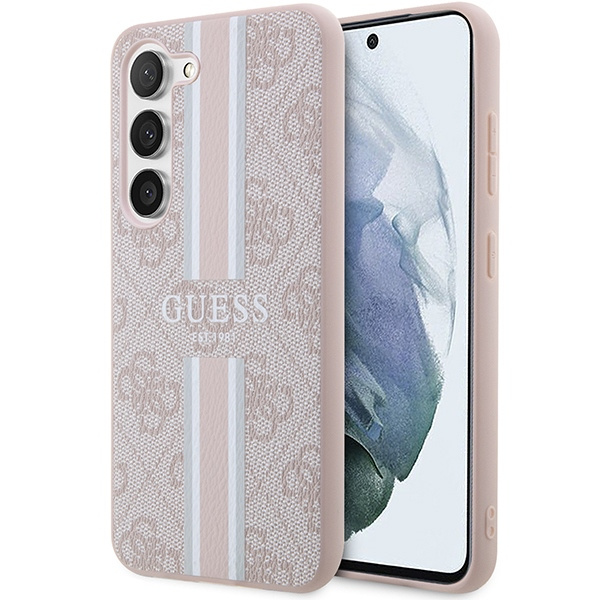 Etui Guess GUHCS23SP4RPSP S23 S911 różowy/pink hardcase 4G Printed Stripe Case