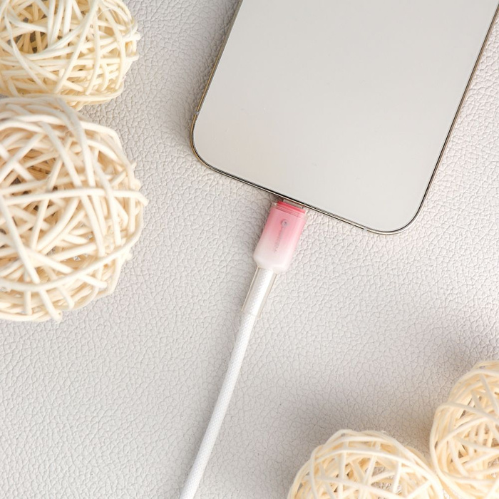 Kabel USB A do Lightning Forcell F-Energy 2,4A 12W Gradient 1 m C353 biały