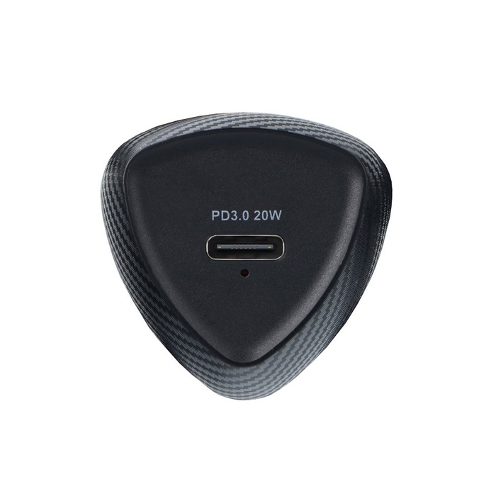 Ładowarka samochodowa Forcell F-Energy Carbon USB C QC3.0 PD 3A 20W CC50-1C czarna