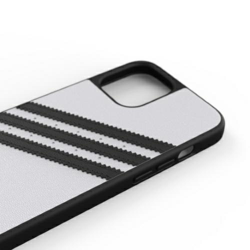 Etui Adidas OR Moulded Case PU iPhone 12 Pro Max biało-czarny/white-black 42239