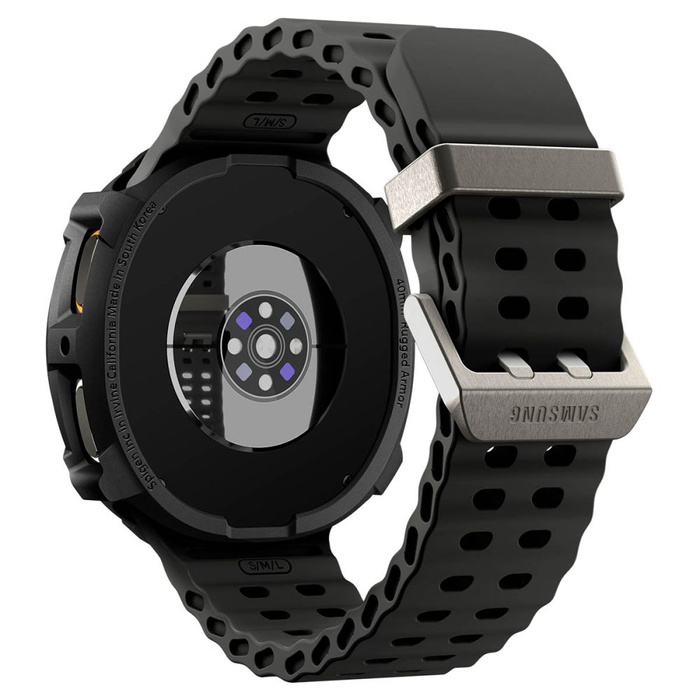 ETUI SPIGEN SAMSUNG GALAXY WATCH 8 40 MM RUGGED ARMOR MATTE CZARNE