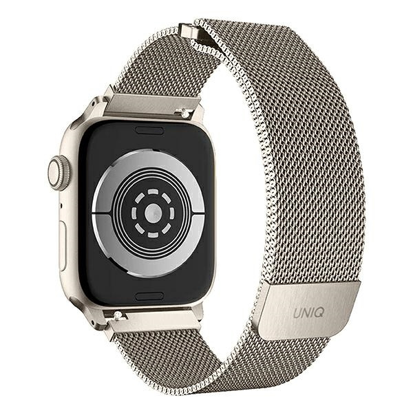 UNIQ pasek Dante Apple Watch Series 4/5/6/7/SE 40/41mm. Stainless Steel starlight