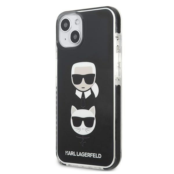 Etui KARL LAGERFELD Apple iPhone 13 Karl&Choupette Head Czarny Hardcase