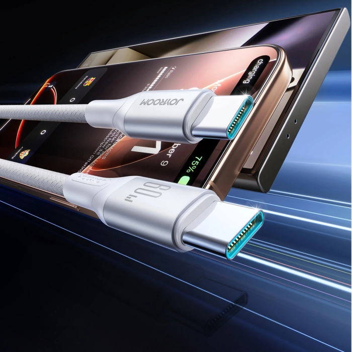 Kabel Joyroom S-A28 Flash Series 60W USB-C - USB-C 2m - biały