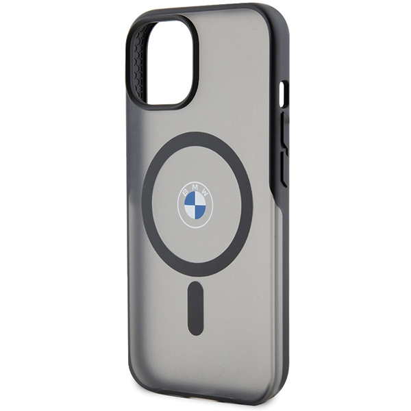 Etui BMW BMHMP15MDSLK iPhone 15 Plus / 14 Plus 6.7" czarny/black hardcase IML Signature MagSafe Case
