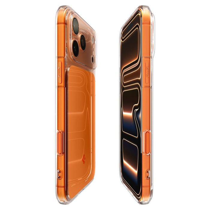 ETUI SPIGEN IPHONE 17 PRO ULTRA HYBRID ”T” MAG MAGSAFE GLOSSY ORANGE
