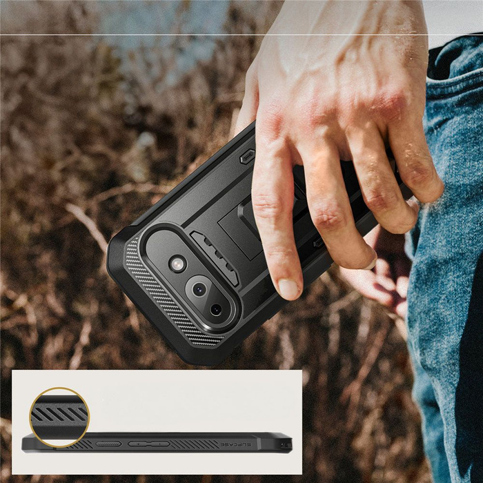 SUPCASE UNICORN BEETLE PRO GOOGLE PIXEL 9A BLACK