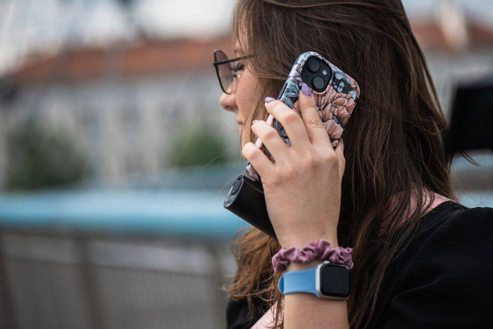 FORCELL F-PROTECT Mirage futerał kompatybilny z MagSafe do IPHONE 14 Plus bloom bush