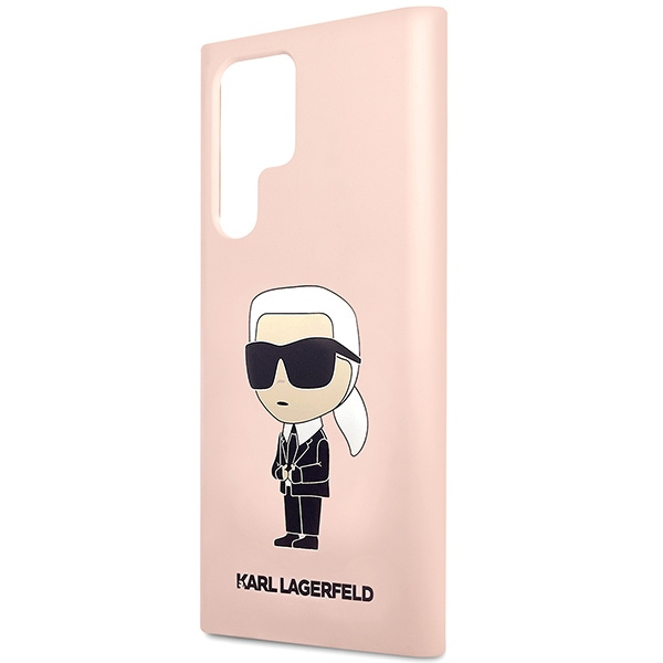 Etui Karl Lagerfeld Silicone NFT Ikonik - Etui Samsung Galaxy S23 Ultra (różowy) Case