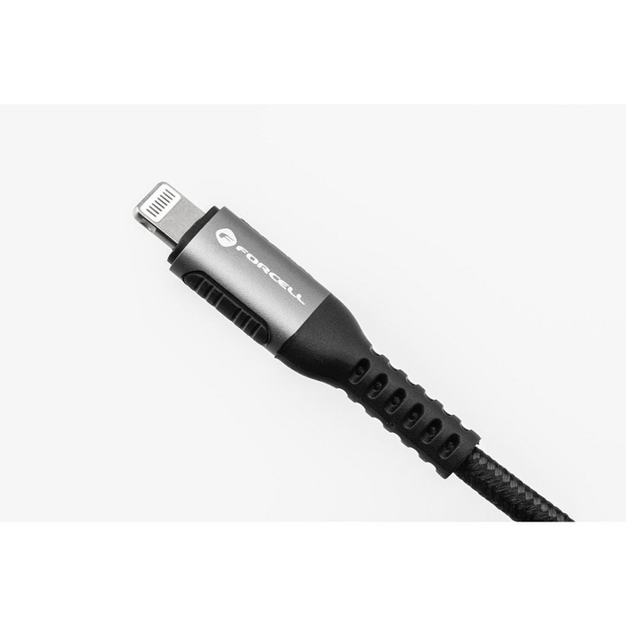 Kabel USB A do Lightning Forcell F-Energy 2,4A 12W Cafule 3 m C257 czarny