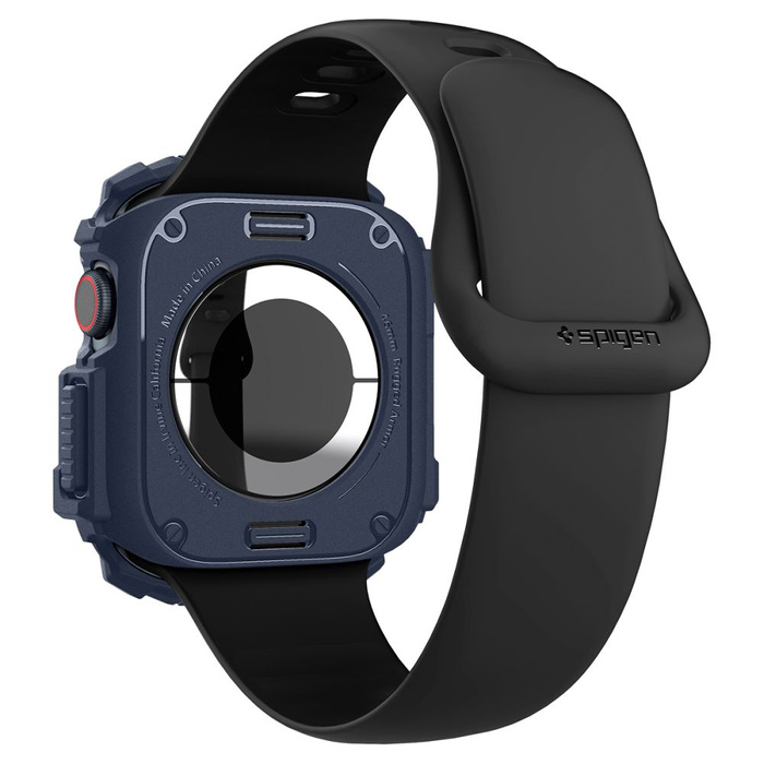 ETUI SPIGEN RUGGED ARMOR APPLE WATCH 10 (46 MM) NAVY BLUE