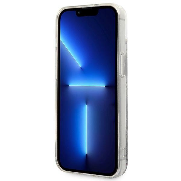 Etui KARL LAGERFELD Apple iPhone 14 Liquid Glitter Monogram Czarny Hardcase