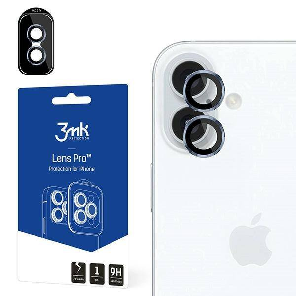 Ochrona na obiektyw aparatu 3MK Lens Protection Pro iPhone 16/ 16 Plus Ocean Blue