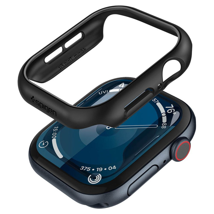ETUI SPIGEN THIN FIT APPLE WATCH 10 (42 MM) BLACK