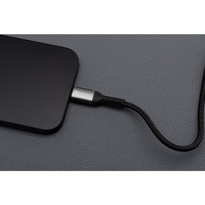 Kabel USB A do Lightning Forcell F-Energy 2,4A 12W Cafule 3 m C257 czarny