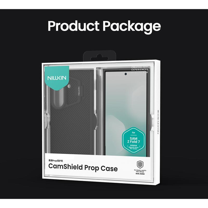 ETUI  SAMSUNG Z FOLD 7 NILLKIN CAMSHIELD PROP MAGNETIC CASE CZARNY