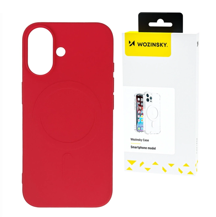 Etui Liquid Silicone Case MagSafe na Samsung Galaxy S25+ - czerwone