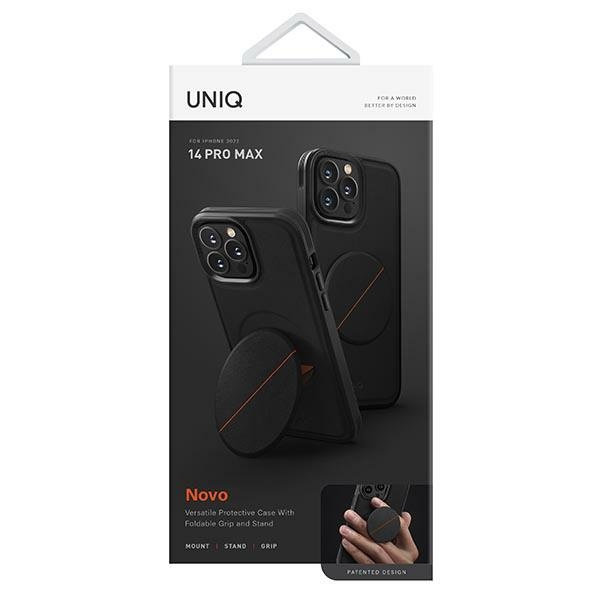 Uniq etui Novo iPhone 14 Pro Max 6,7"czarny/midnight black