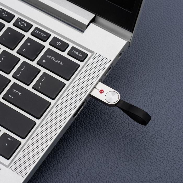 Pendrive 128GB USB 3.2 Gen 1 (USB A) Forcell F-Data Metal srebrny