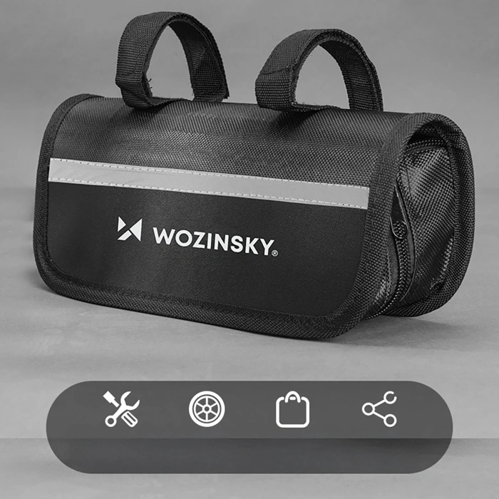 Zestaw narzędzi Wozinsky WMZ-01N multitool rowerowy 16w1 - czarny