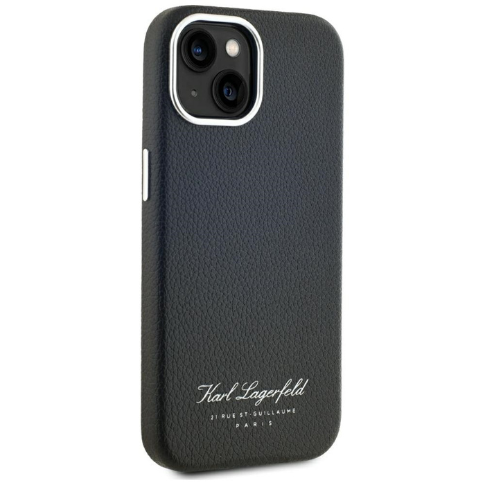 Etui Karl Lagerfeld hotel RSG do iPhone  15 czarny