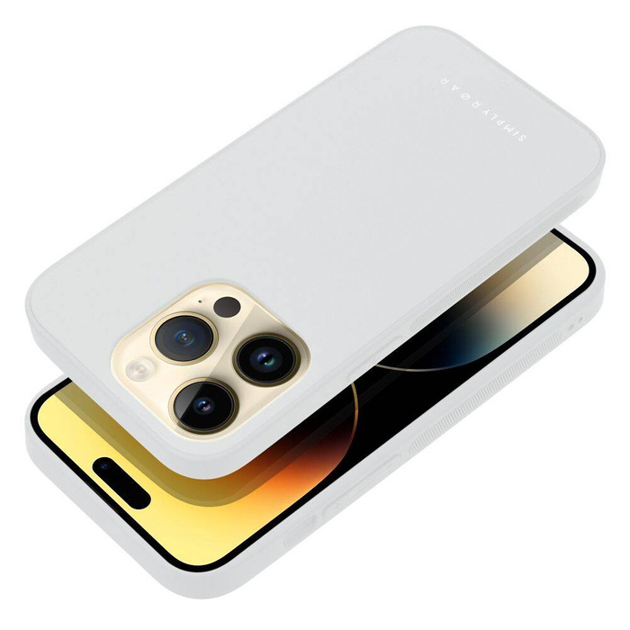ROAR futerał MATTE GLASS do IPHONE 14 Pro stalowy