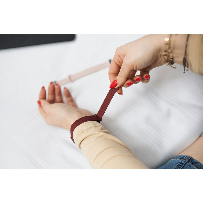 FORCELL F-DESIGN FX8 pasek do XIAOMI Mi Band 8 pudrowo szary