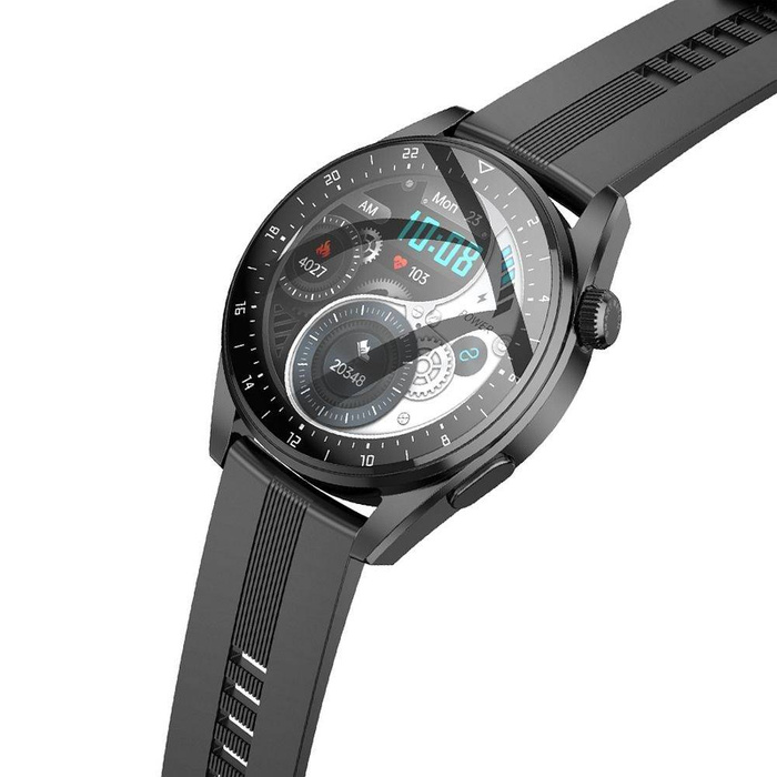 HOCO smartwatch / inteligentny zegarek Y9 smart sport czarny
