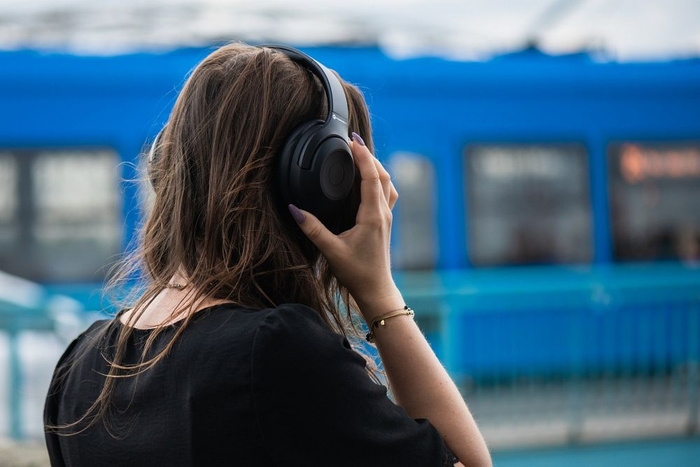 Słuchawki bezprzewodowe nauszne Forcell F-Audio ANC Sonic Aura czarne