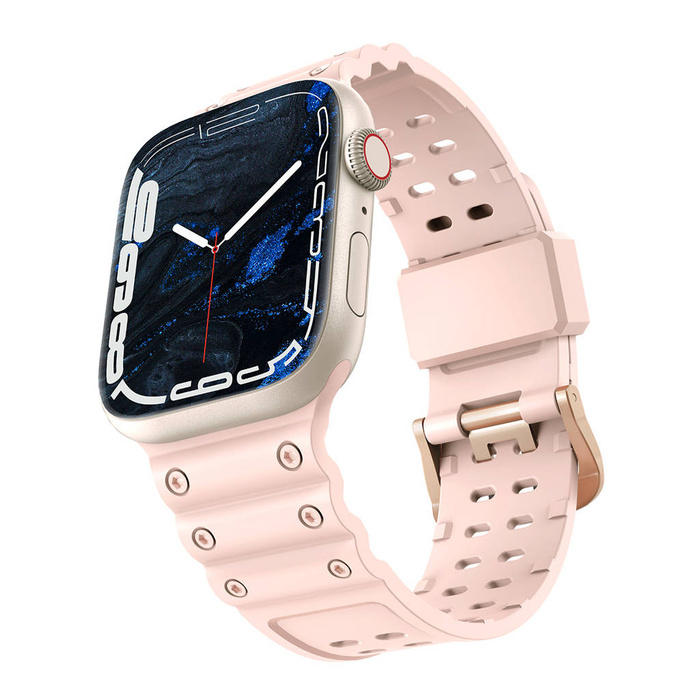 Pasek Strap Triple Protection pasek Apple Watch SE, 8, 7, 6, 5, 4, 3, 2, 1 (41, 40, 38 mm) opaska bransoleta różowy