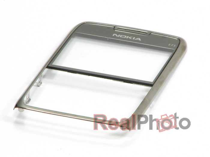 Obudowa NOKIA E71 ORYGINAŁ Komplet Front Grade C Srebrna