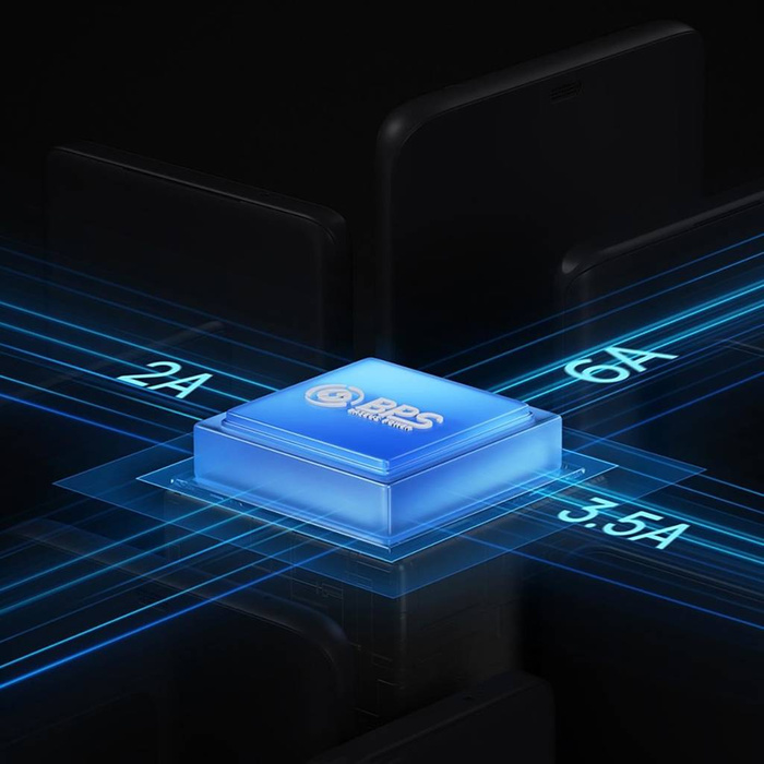 Baseus Flash Series II kabel USB Typ C / USB Typ A - USB Typ C / Lightning / micro USB 100 W 1,2 m fioletowy (CASS030105)