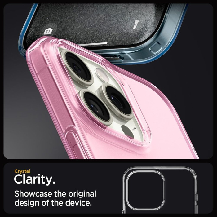 Etui Spigen Liquid Crystal iPhone 15 Pro Gradation Pink Case