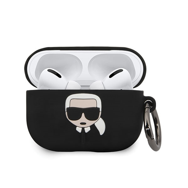 Etui KARL LAGERFELD Apple AirPods Pro Silicone Ikonik Czarny Case