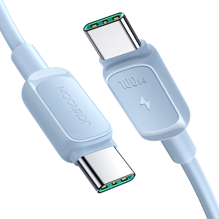 Kabel USB C - USB C 100W 1,2 m Joyroom S-CC100A14 – niebieski