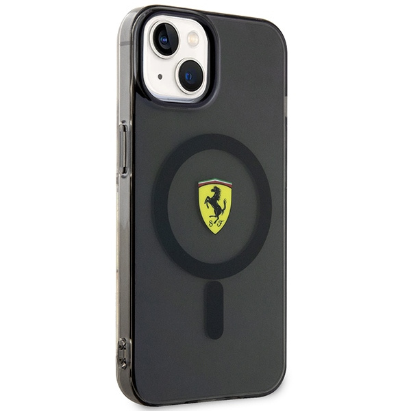 Etui Ferrari FEHMP14SURKK iPhone 14 6,1" czarny/black hardcase Translucent Magsafe Case