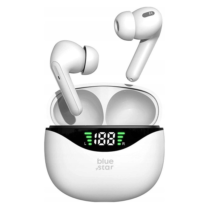 Słuchawki bezprzewodowe douszne Blue Star T60 TWS białe 