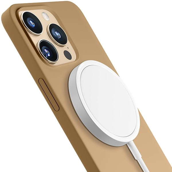 3MK Hardy Case iPhone 14 Pro Max 6,7" złoty/gold MagSafe