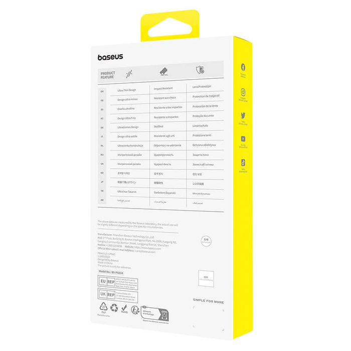 Szkło hartowane 0.3mm Baseus Diamond do iPhone 15 Pro