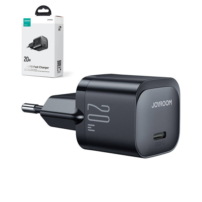 Mini ładowarka USB C 20W PD Joyroom JR-TCF02 | czarna