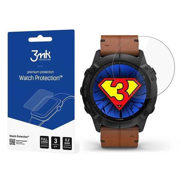Szkło Hybrydowe 3MK Garmin Fenix 6X FlexibleGlass