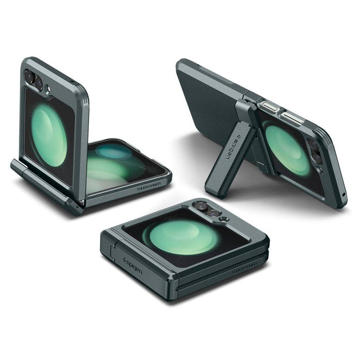 Etui Spigen Tough Armor Pro Galaxy Z Flip 5 Abyss Green Case