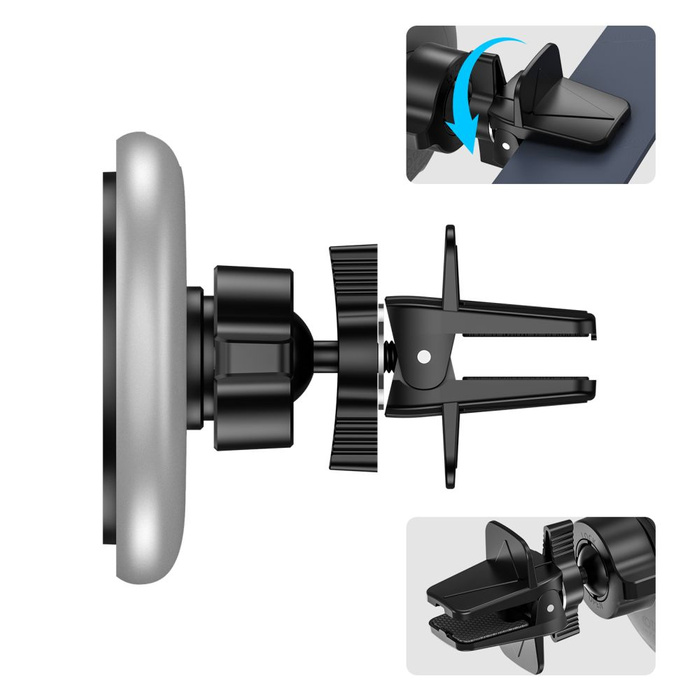 UCHWYT TECH-PROTECT A2 MAGNETIC MAGSAFE VENT CAR WIRELESS CHARGER 15W BLACK