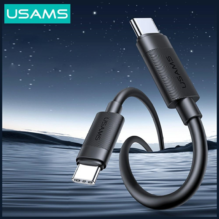 Kabel USAMS U94 60W USB-C do USB-C 1m    czarny