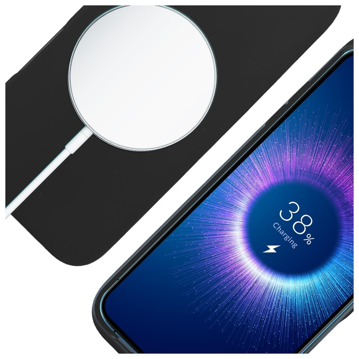 Etui 3MK Hardy MagSilicone do Apple      iPhone 16 Plus grafitowy