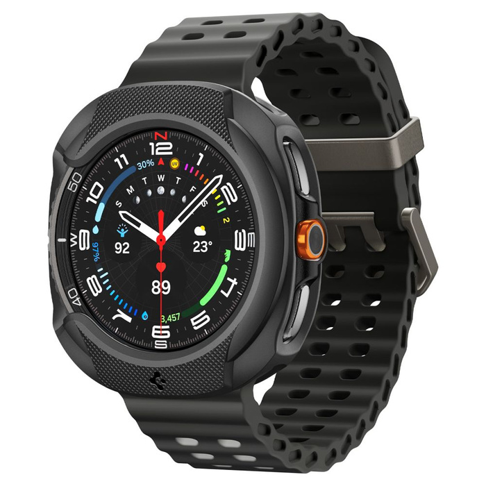 ETUI SPIGEN SAMSUNG GALAXY WATCH 8 CLASSIC 46 MM LIQUID AIR MATTE CZARNE
