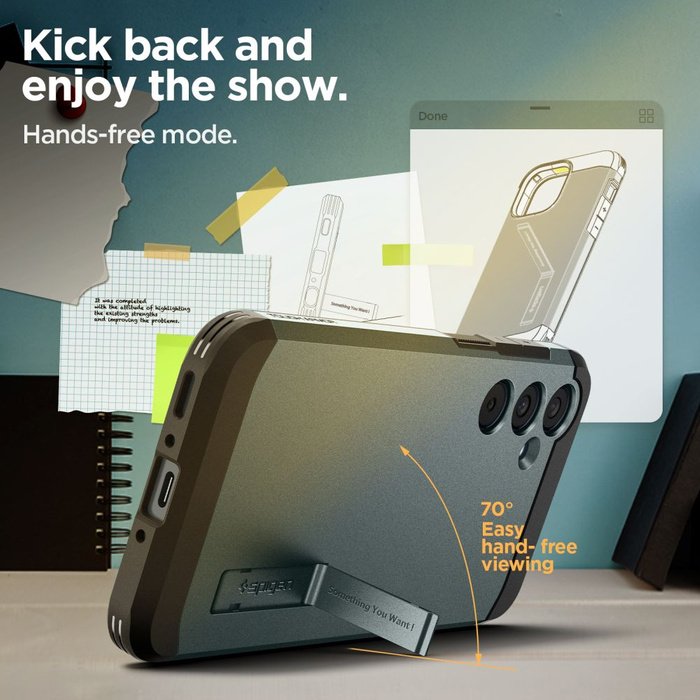 Etui Spigen Tough Armor Samsung Galaxy A35 5g Abyss Green Case