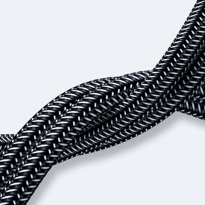 Kabel do szybkiego ładowania 120W 1m  3w1 USB - USB-C / microUSB / Lightning Dudao L22X - srebrny