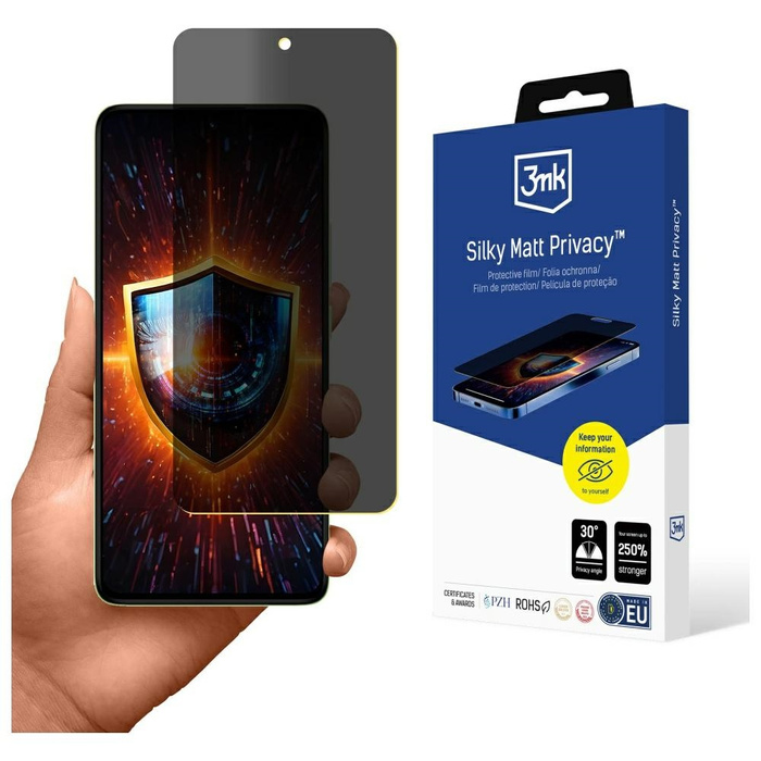 Folia prywatyzująca 3MK Silky Matt  Privacy do Redmi Note 14 4G
