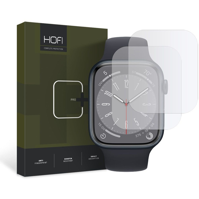 Folia Hydrożelowa Hofi Hydroflex Pro+ 2-pack Apple Watch 4 / 5 / 6 / 7 / 8 / Se (40 / 41 Mm) Clear